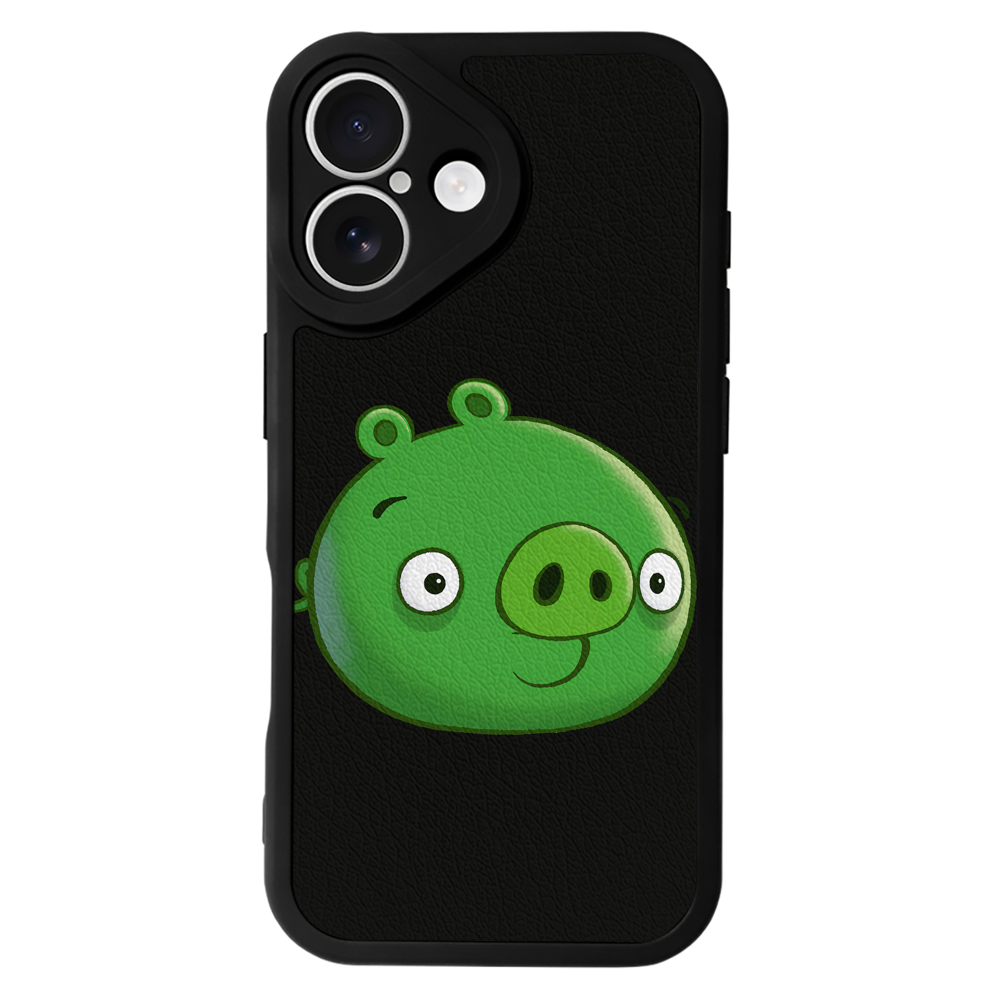 （画像用） Angry Birds アングリーバード 【iPhone 16シリーズ対応】シリコンスマホケース（レザー調） 材質：シリコン